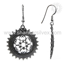 High Work Design Plain Silver 925 Earring For Women Handmade Silver Jewelry Wholesaler Silver Jewelry